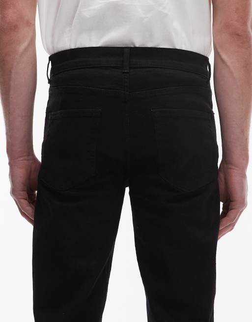 Topman – Svarta, smala jeans med stretch, 4 av 5