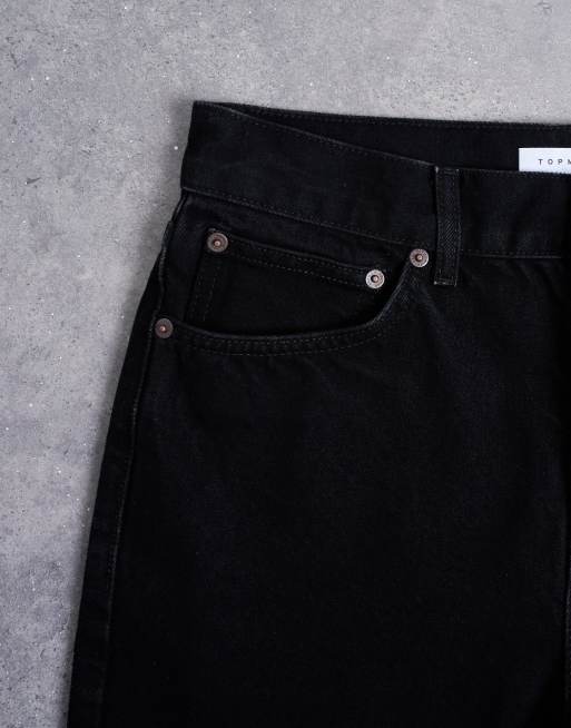 Topman – Svarta, styva, raka jeans, 5 av 7
