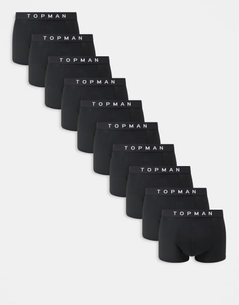 Topman – Svarta trunks i 10-pack - view 1