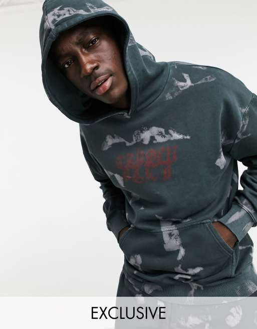 Topman - Exclusivité ASOS - Ensemble de survêtement à imprimé marbré - Noir, 2 de 2