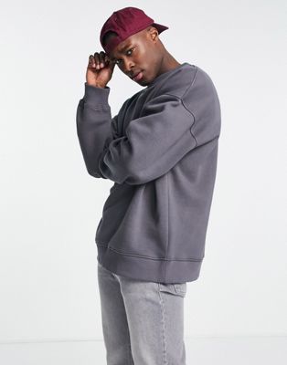 Homme Topman - Sweat ultra oversize - Anthracite