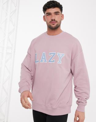 topman pink sweatshirt