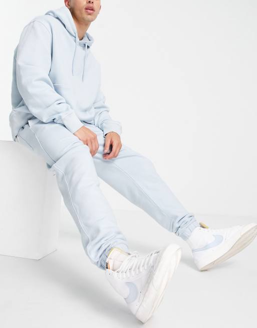 Topman sweatpants in light blue - part of a set