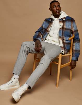 Topman – Szare, eleganckie joggersy o obcisłym kroju