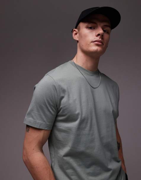 Topman - T-shirt classique - Sauge - view 1