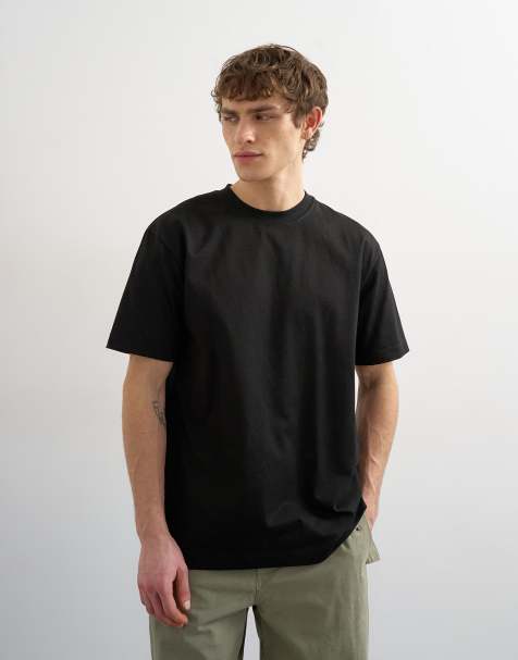 Topman - T-shirt comoda nera - view 1