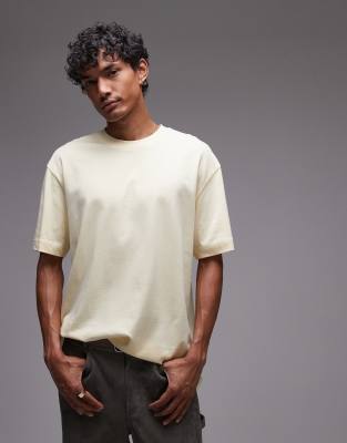 Topman - T-shirt décontracté - Jaune