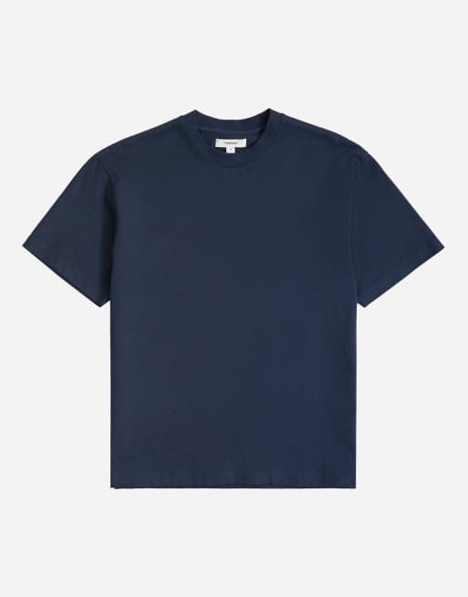 Topman T-Shirt in Marineblau mit lockerer Passform, 6 von 7