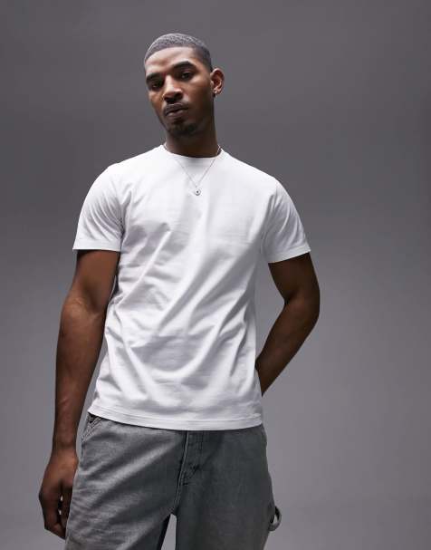 Topman – T-Shirt in Weiß in regulärer Passform - view 1