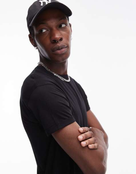 Topman - T-shirt lunga nera - view 1