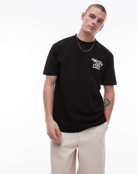 Topman - T-shirt nera con stampa “Marseille” - view 1