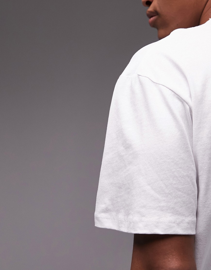 T-shirt oversize bianca-Bianco - Topman T-shirt donna  - immagine2
