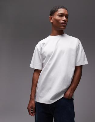 Topman - T-shirt oversize - Blanc