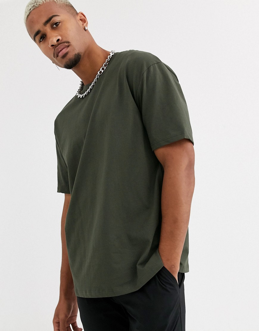 Topman - T-shirt oversize verde