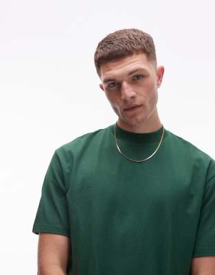 Topman - T-shirt oversize - Vert