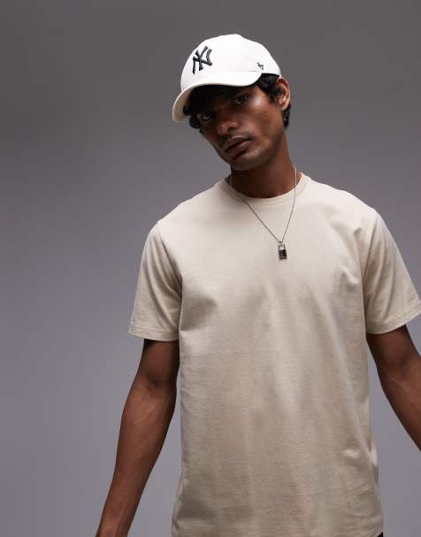 Topman - T-shirt regular fit color pietra - view 1