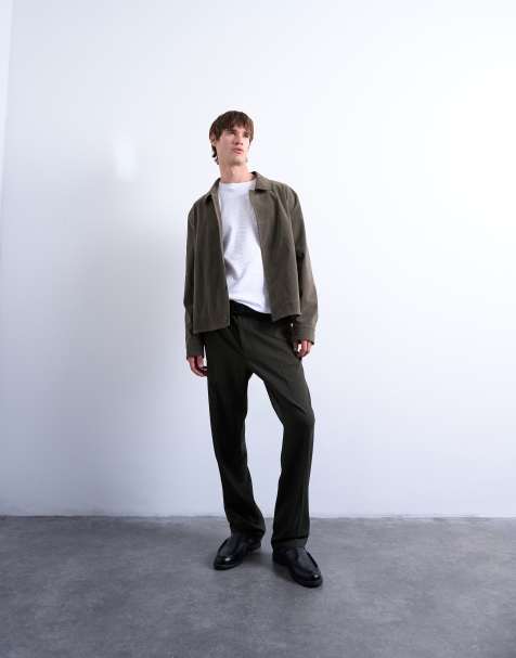 Topman - T-shirt skinny bianca a coste - view 1