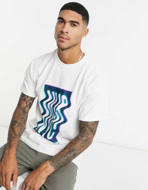 Topman t-shirt with NYC print in white
