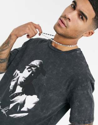 tupac t shirt topman