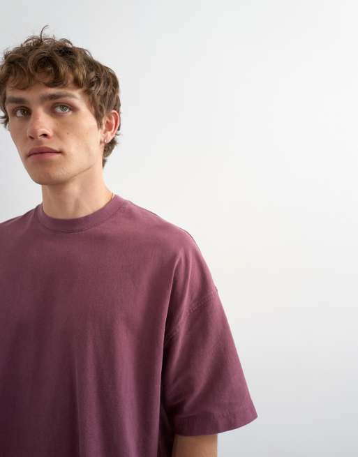 Topman - taglio squadrato bordeaux slavato