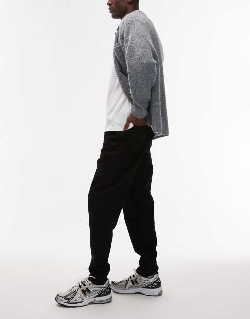 Topman - Tapered jeans med stretch i sort, 3 af 5