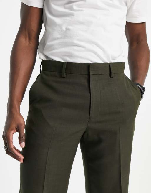 Dark 2024 green trouser