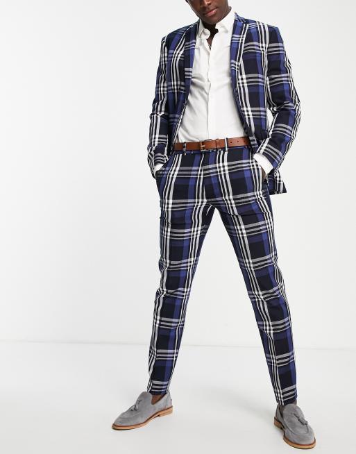 Asos tartan hot sale trousers mens