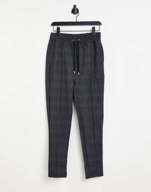 Topman - Ternede joggingbukser i sort