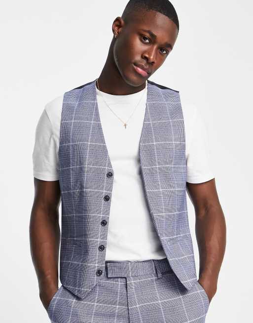 Topman - Ternet vest i blå