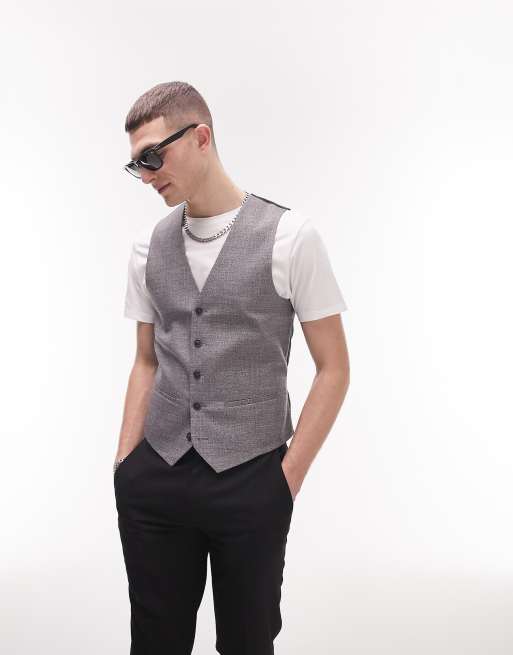 Vest with short store sleeve shirt