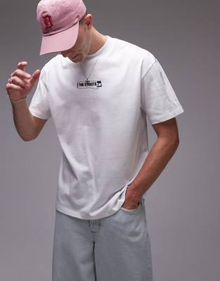 T-Shirt Topman Surreal Hage - Coton Gris Col Rond Manches Courtes Taille M (neuf Sans étiquette)