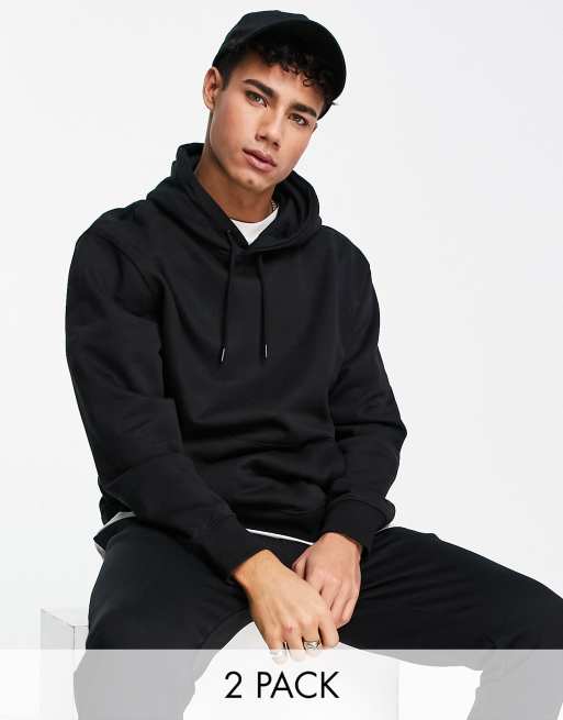 Topman tracksuit with hoodie and jogger in black ASOS