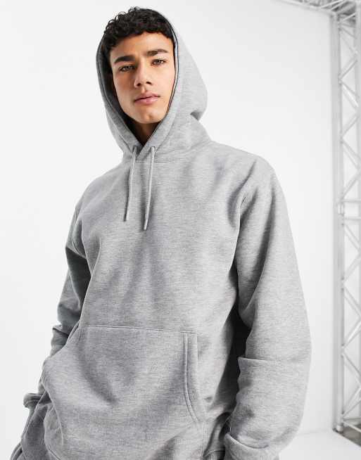 Topman grey hoodie top
