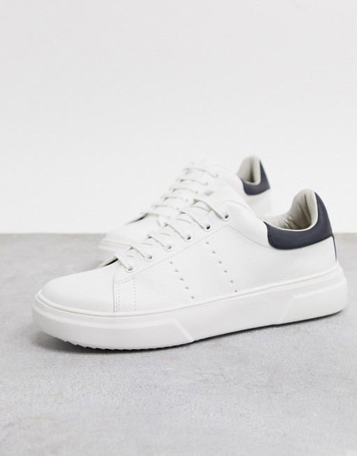 Topman trainers in white with black detail