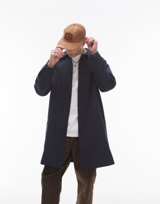 Blazer Homme Topman Bleu Marine, Taille 38 - Laine, Occasion Très Bon état