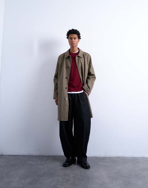 Topman - Trench-coat en coton - Kaki - view 1
