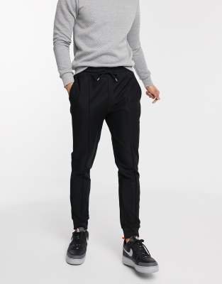 topman black joggers