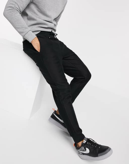 Mens skinny hot sale twill joggers