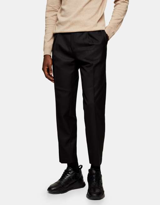 Twill best sale tapered pants