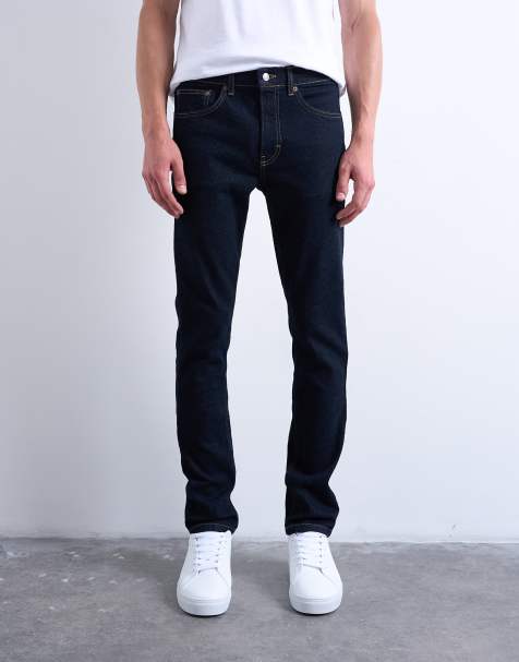 Topman – Unbehandelte Stretch-Jeans mit engem Schnitt - view 1