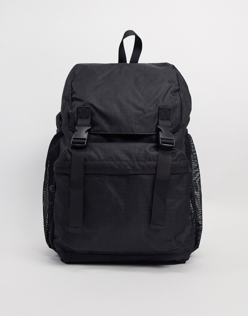 Topman utility backpack in black