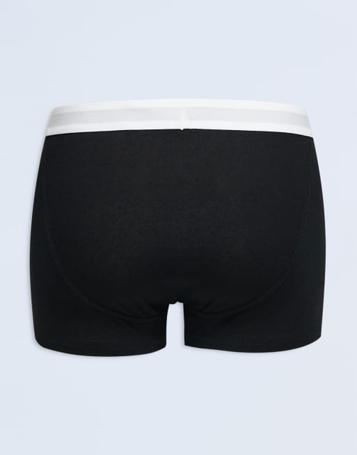 Topman - Verpakking van 3 boxershorts in zwart met witte taillebanden, 3 van 3