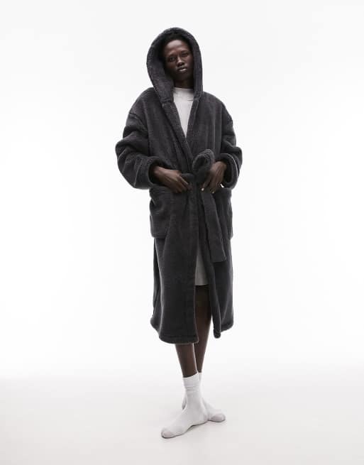 Topman - Vestaglia da casa antracite