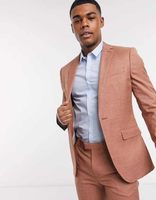 Topman - Costume ajusté - Camel, 2 de 2