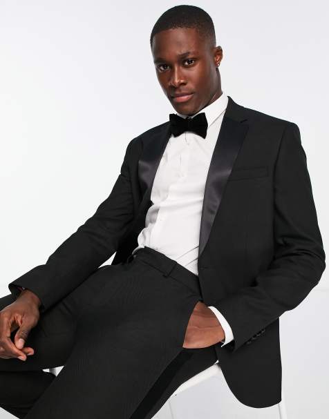 Topman - Veste de smoking skinny - Noir - view 1