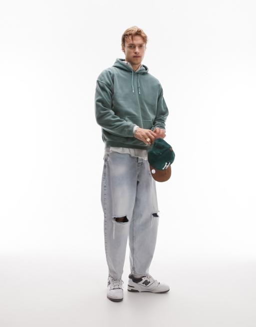 Topman hotsell green hoodie