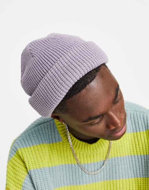 Topman - Wafeldocker van polyestermix in lila - LILAC