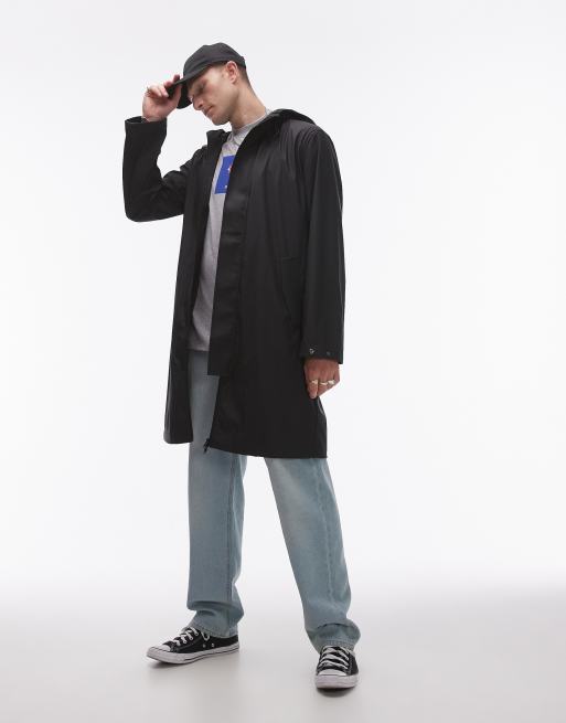 Topman – Wasserabweisende Jacke in Schwarz | ASOS