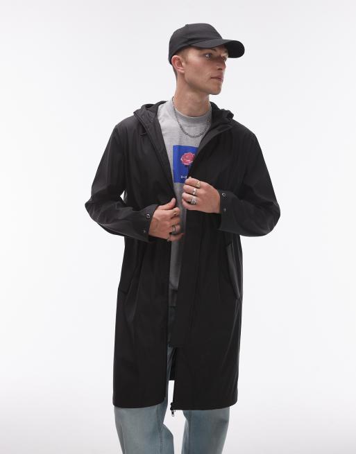 Topman – Wasserabweisende Jacke in Schwarz | ASOS