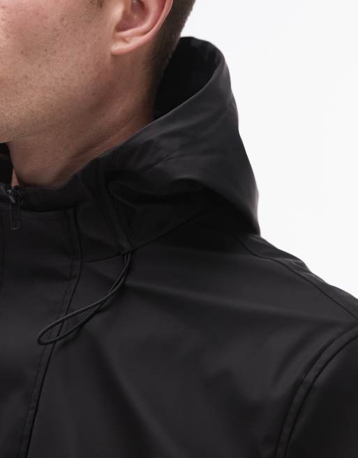 Topman – Wasserabweisende Jacke in Schwarz | ASOS